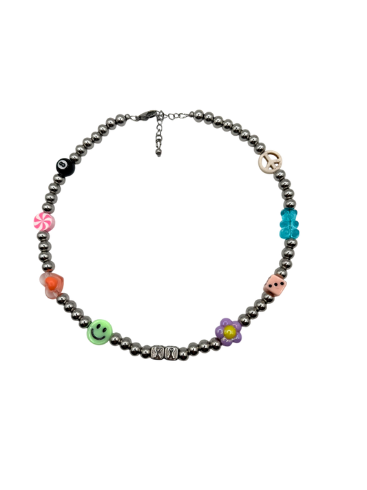 The Hybrid — stainless steel bead necklace — XXBYJAXX