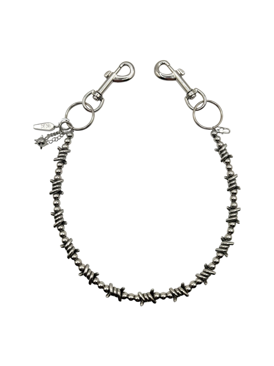 アクセサリー kensscratch wallet chain kensscratch】ボリューミーなsilver925ウォレットチェーン