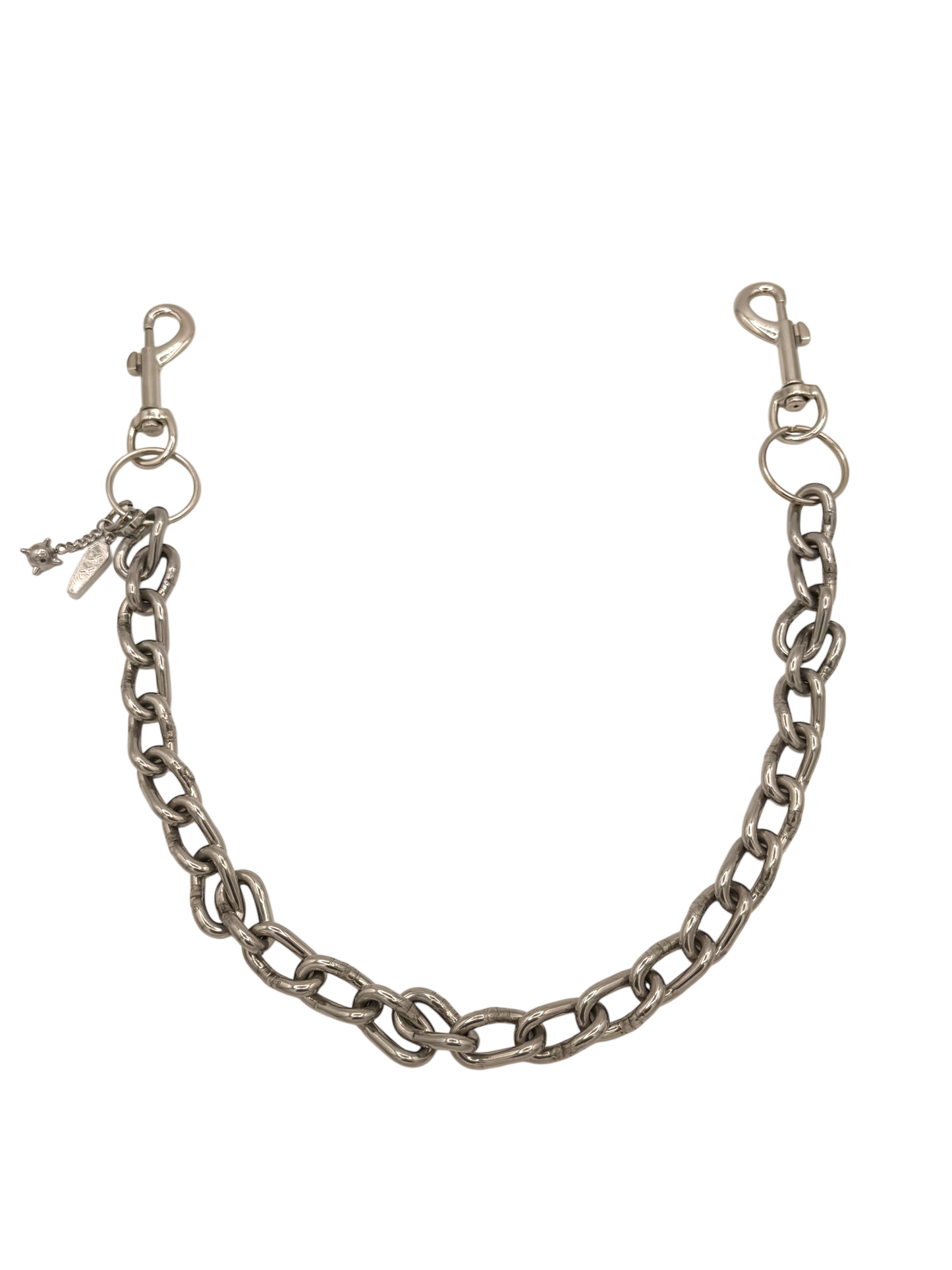 Braided stainless steel wallet chain, 26 inch — XXBYJAXX