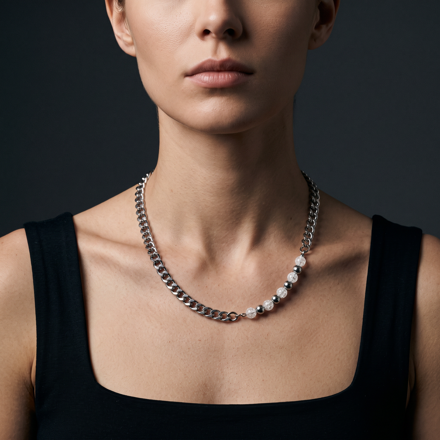 Cuban Corner worn on model — female