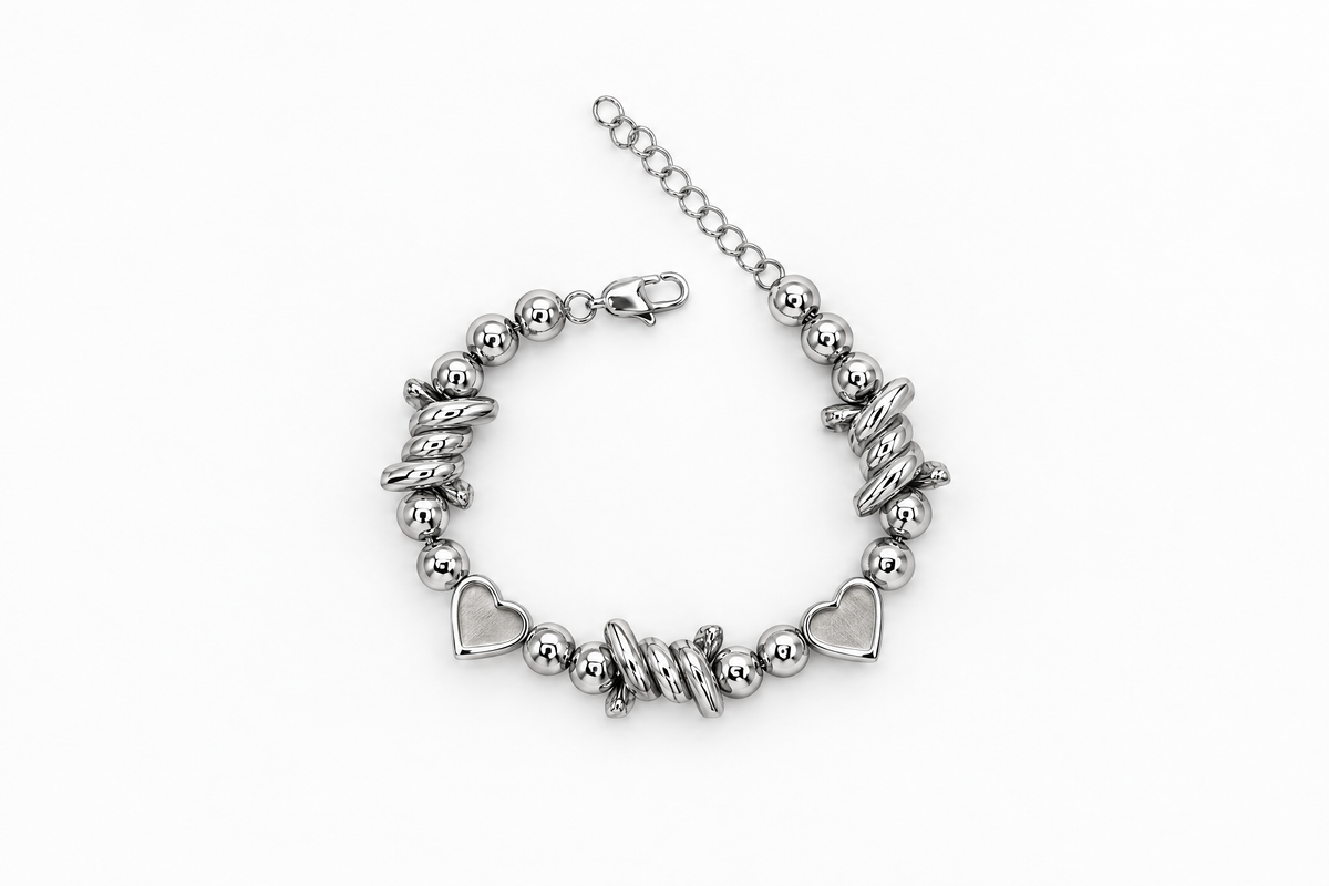 Barbed Hearts Bracelet
