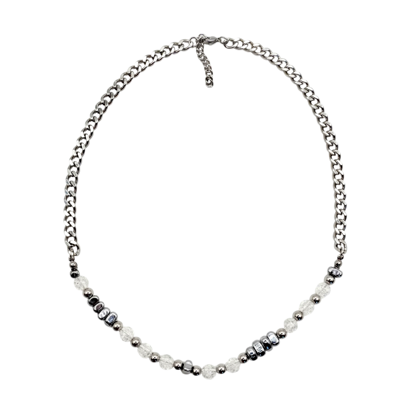 The Silver Mullet — adjustable stainless steel chain — XXBYJAXX