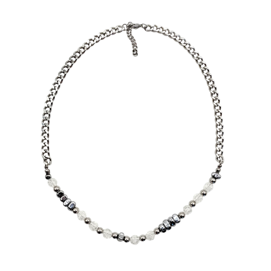 The Silver Mullet — adjustable stainless steel chain — XXBYJAXX