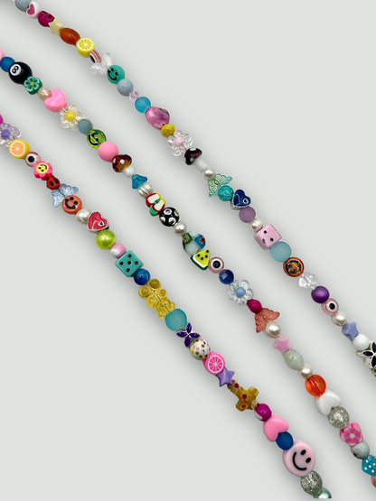 IDK one-of-a-kind beaded rave necklace — XXBYJAXX