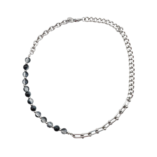 4 for 4 — stainless steel bead necklace — XXBYJAXX