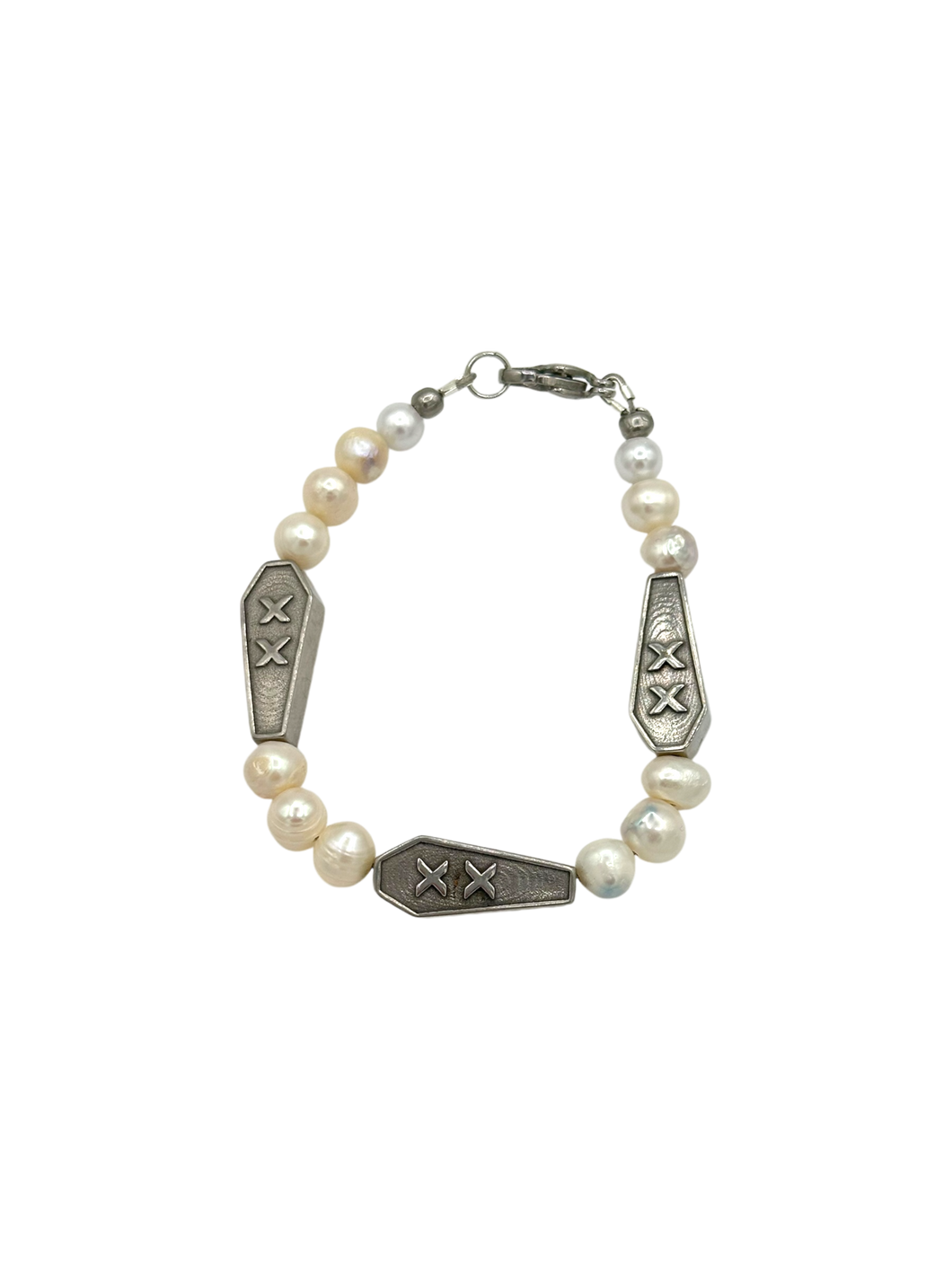 COFFIN PEARLS BRACELET