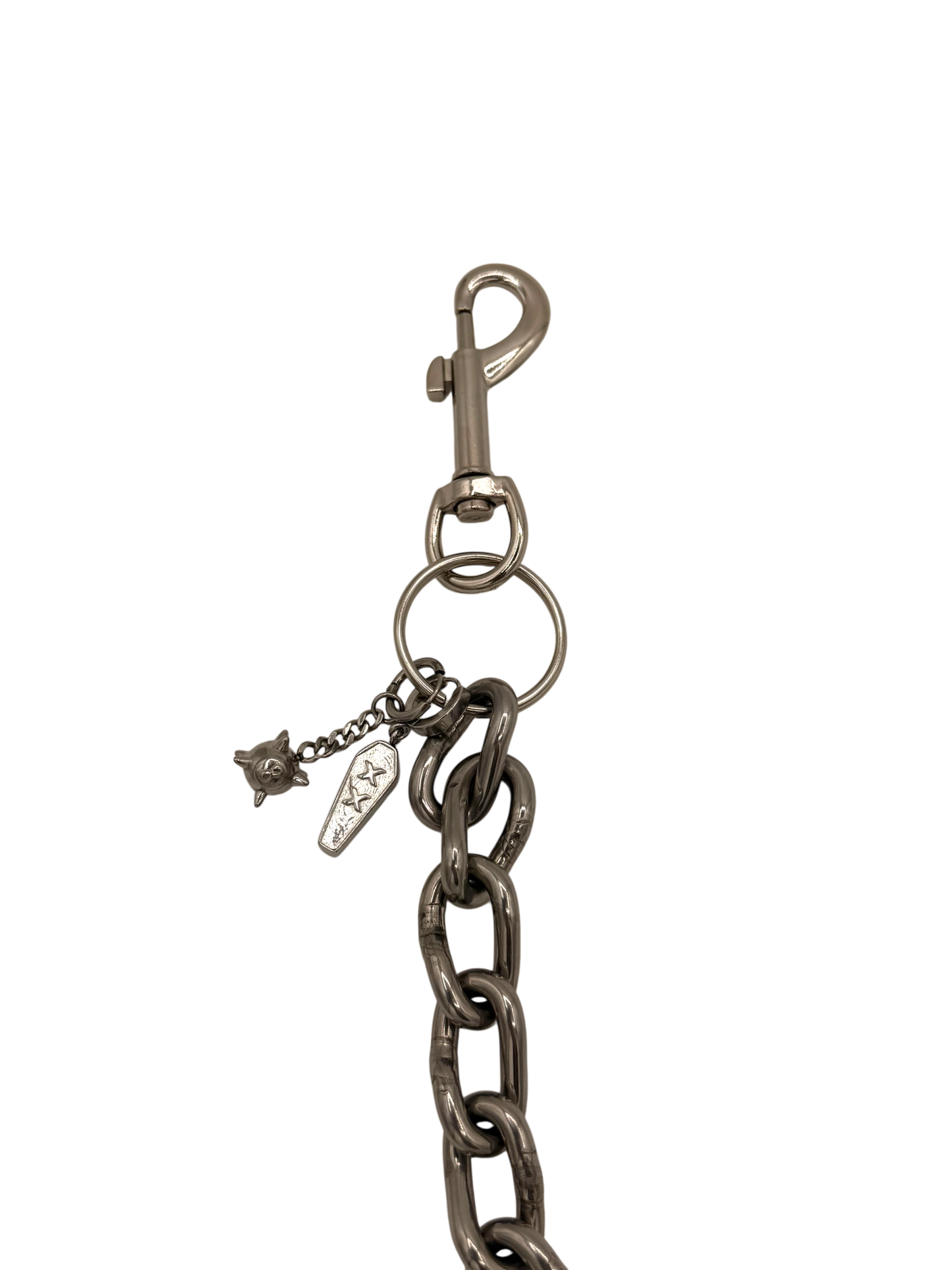Braided stainless steel wallet chain, 26 inch — XXBYJAXX