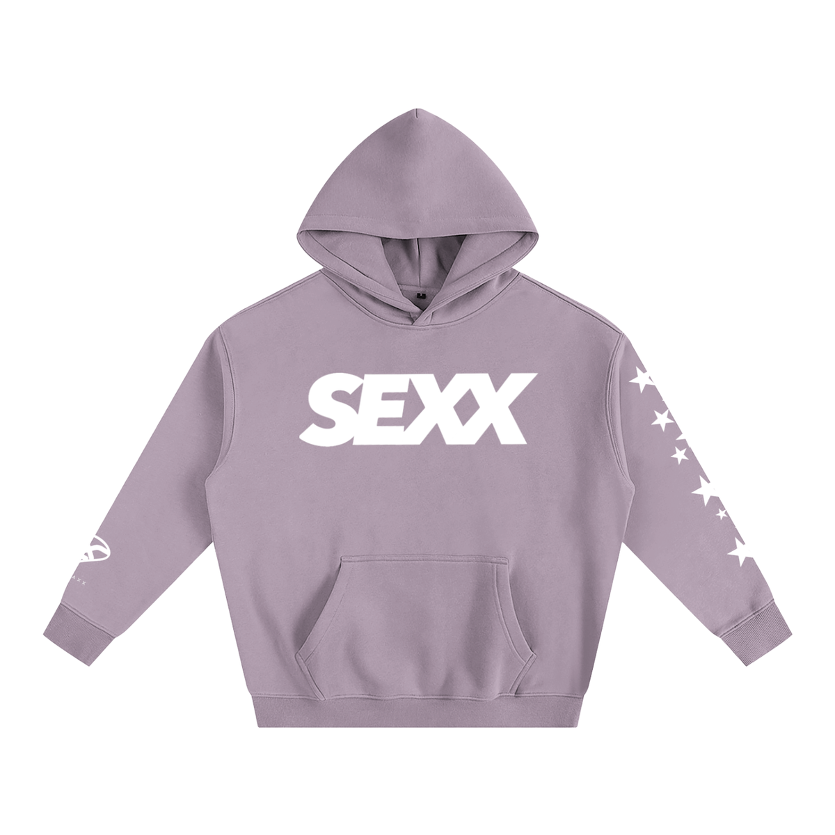 SEXX oversized heavyweight fleece hoodie in black — XXBYJAXX