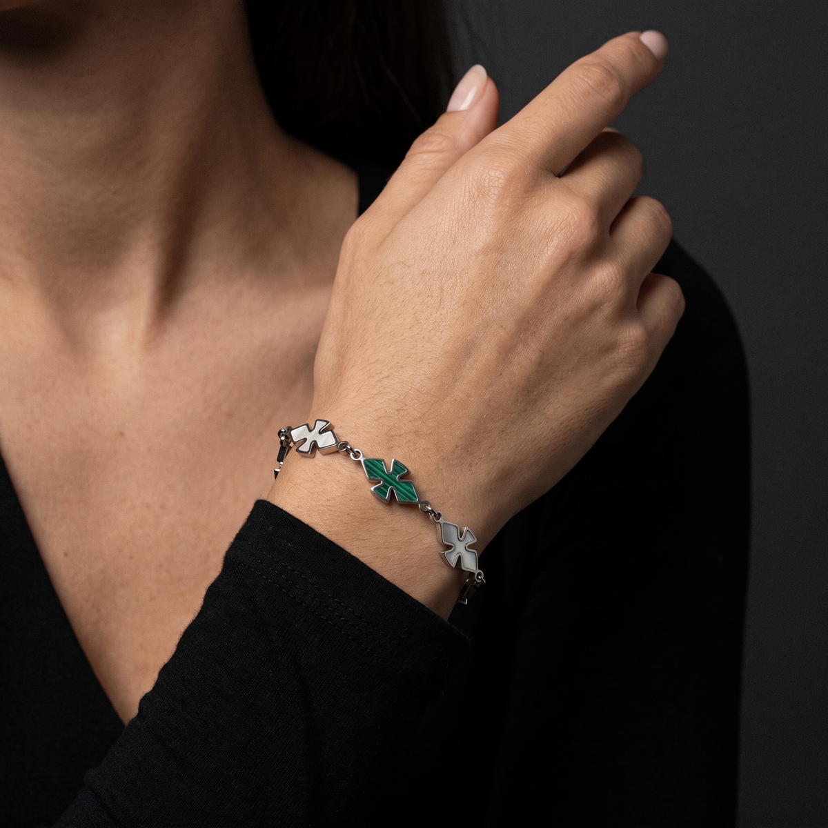 CRSSD Bracelet worn on model — female