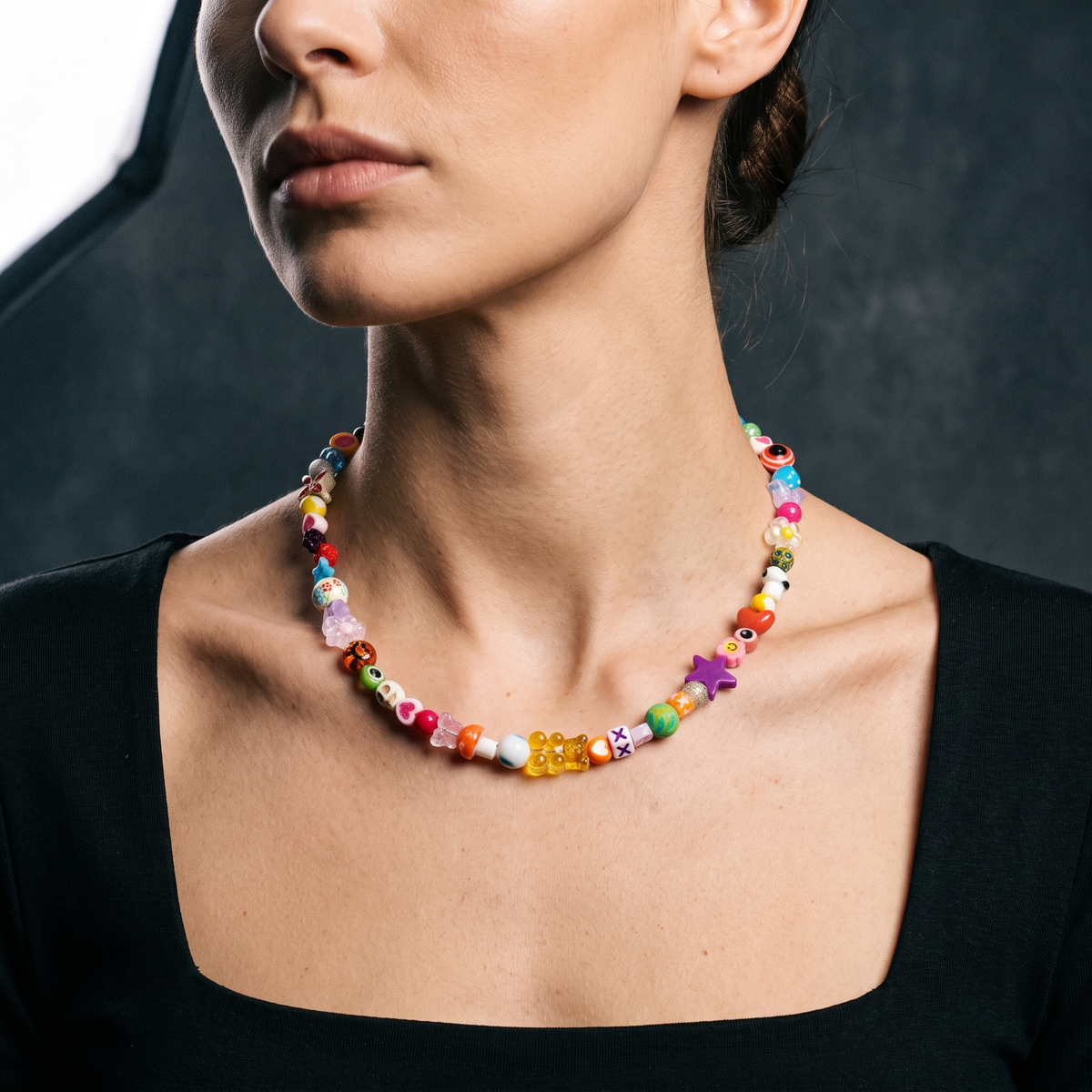 IDK worn on model — female