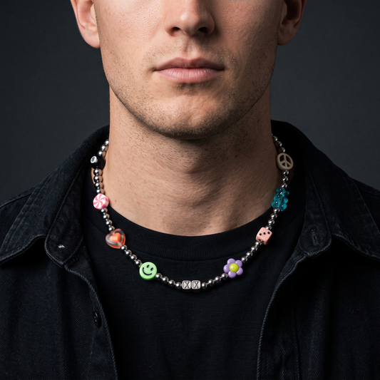 The Hybrid worn on model — clean-cut male