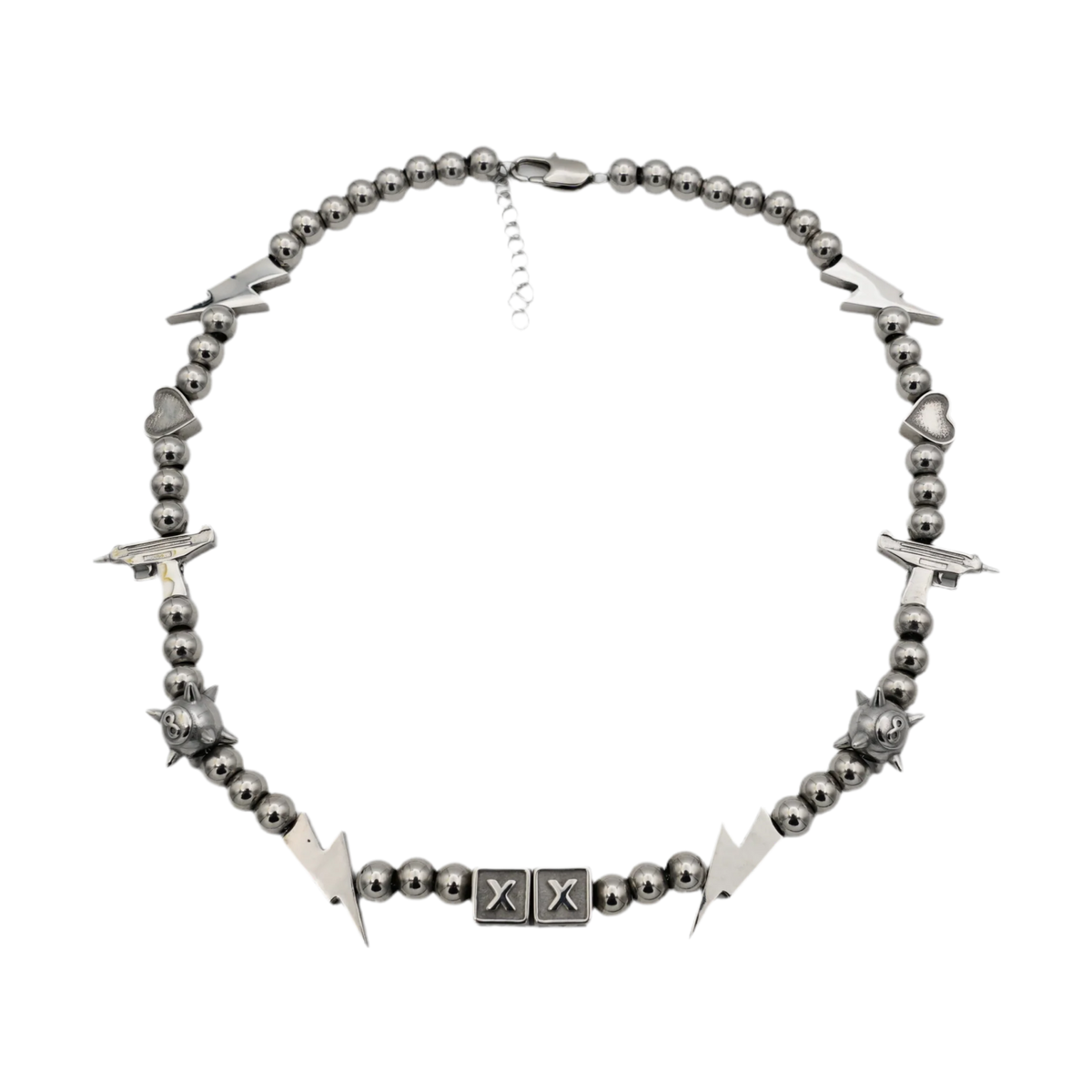 Uzi Chrome Kandi — Will Sparks Festival Chain | XXBYJAXX