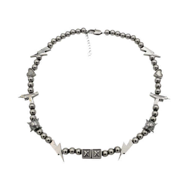 7days powerシリーズ「Vendredi ヴァンドルディ」ネックレス Uzi Chrome Kandi — Will Sparks Festival Chain | XXBYJAXX