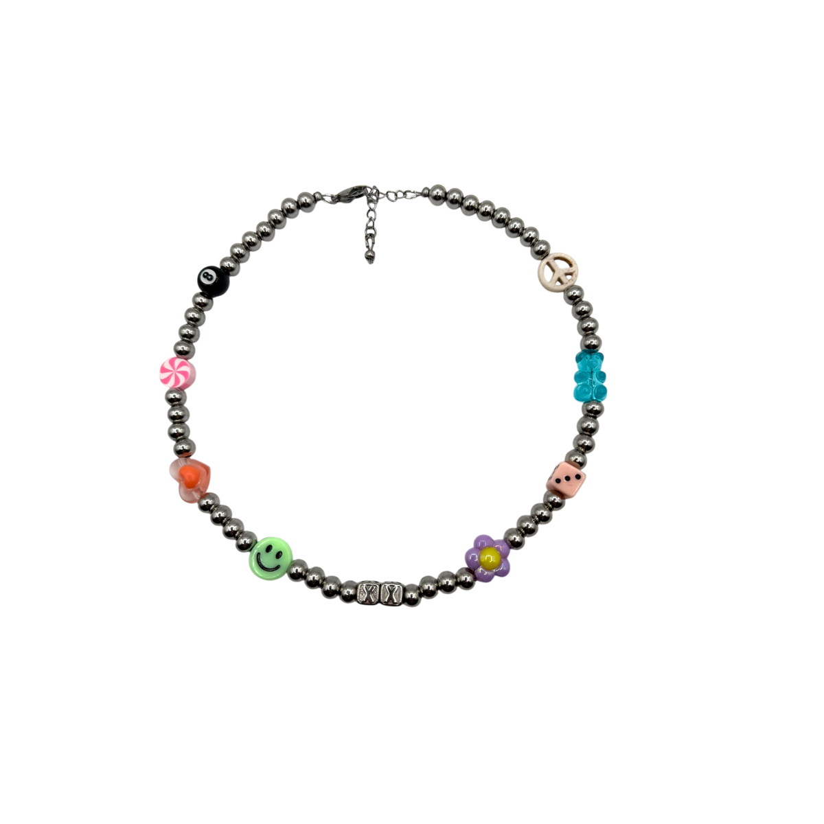 The Hybrid — stainless steel bead necklace — XXBYJAXX