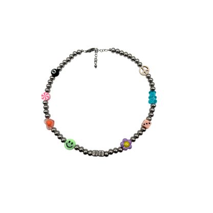The Hybrid — stainless steel bead necklace — XXBYJAXX