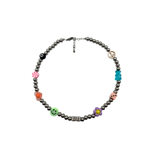 The Hybrid — stainless steel bead necklace — XXBYJAXX